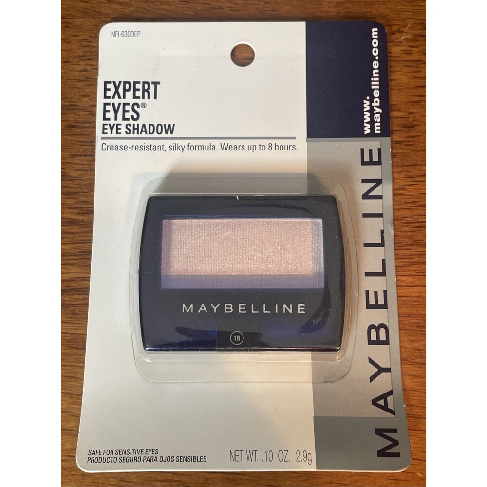 MAYBELLINE Expert Eyes Eye Shadow PINK SANDS Pearl #16 .10 oz 2.9 g SEALED